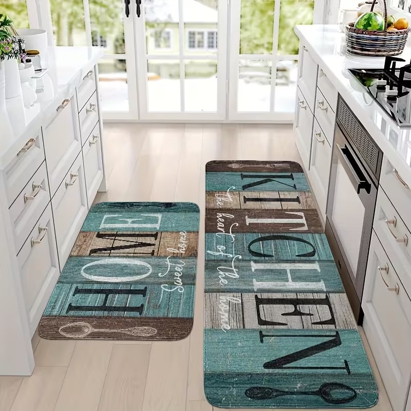 Kitchen Baking Machine - VIKAMA Love Seasoning Kitchen Floor Mat