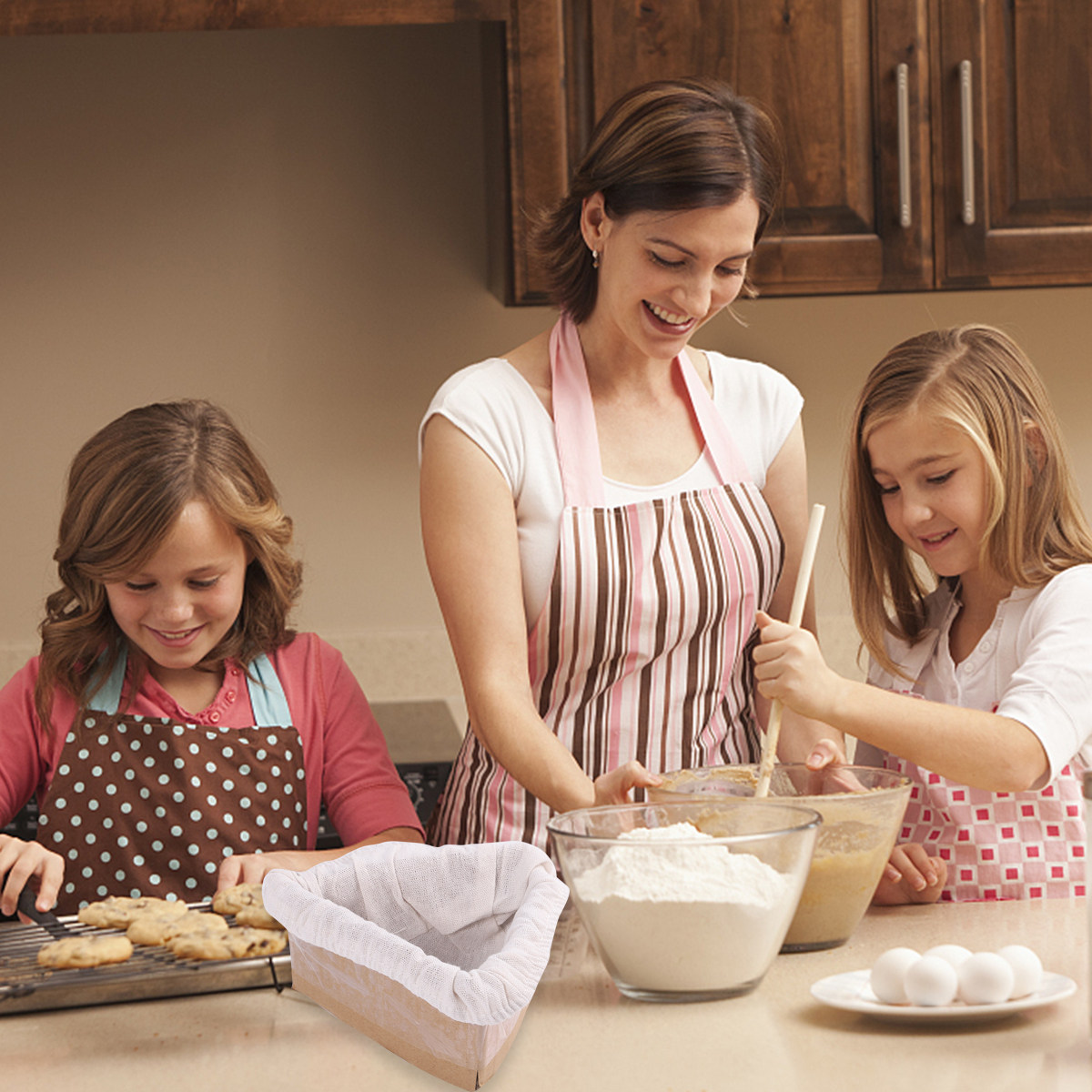 Kitchen Baking Cloth - 2Pcs Fermentation Basket Liners Bread Basket