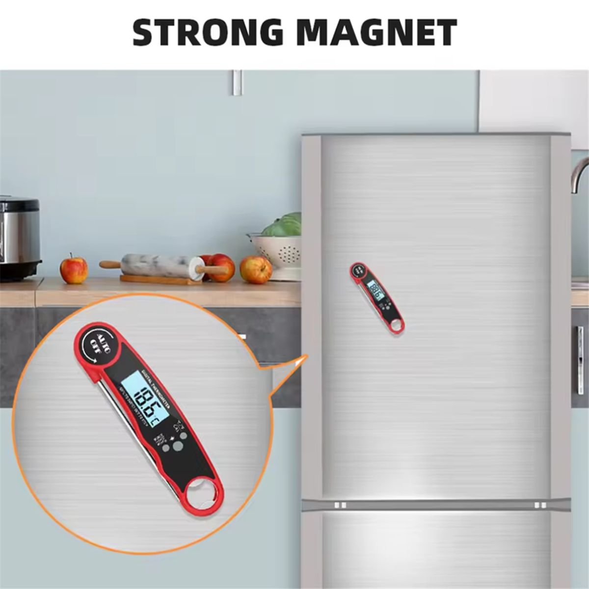 Baking In Kitchen - A002 Food Thermometer Kitchen Probe Electronic