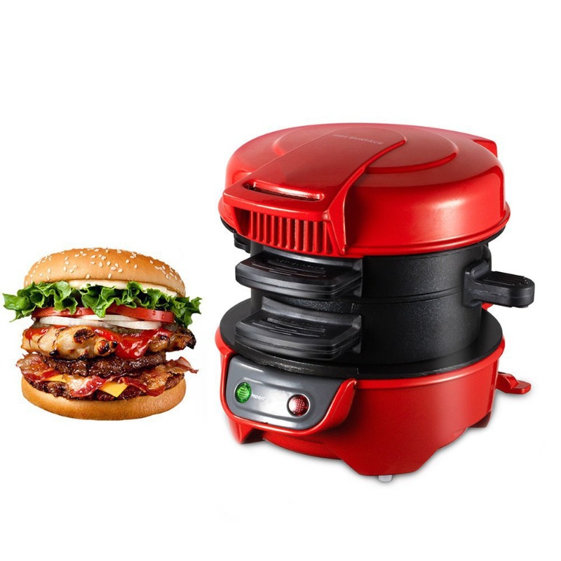 220V 110V Mini Electric Burger - огляд і ціна Kitchen Baking Machine