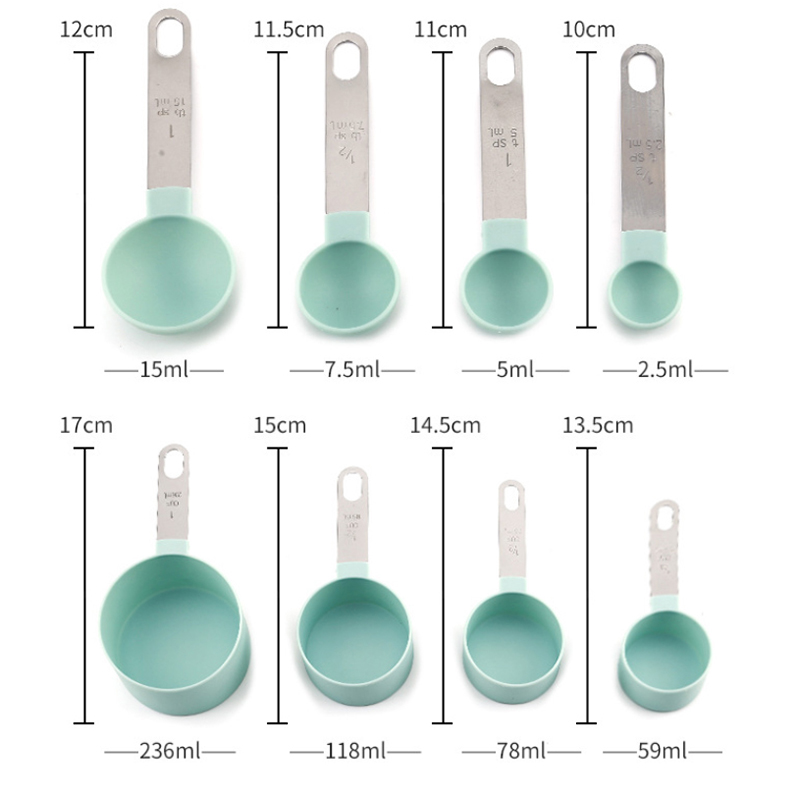 8PCS Measuring Cups Spoons Set - огляд і ціна Kitchen Baking Ware