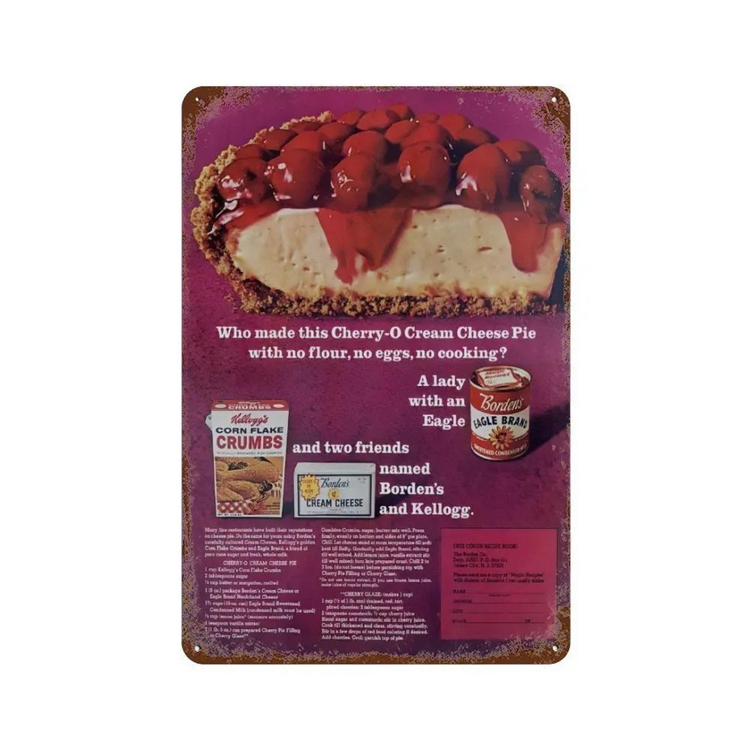 HD Tin Sign Vintage Bakery Des - огляд і ціна Kitchen Set Bakery