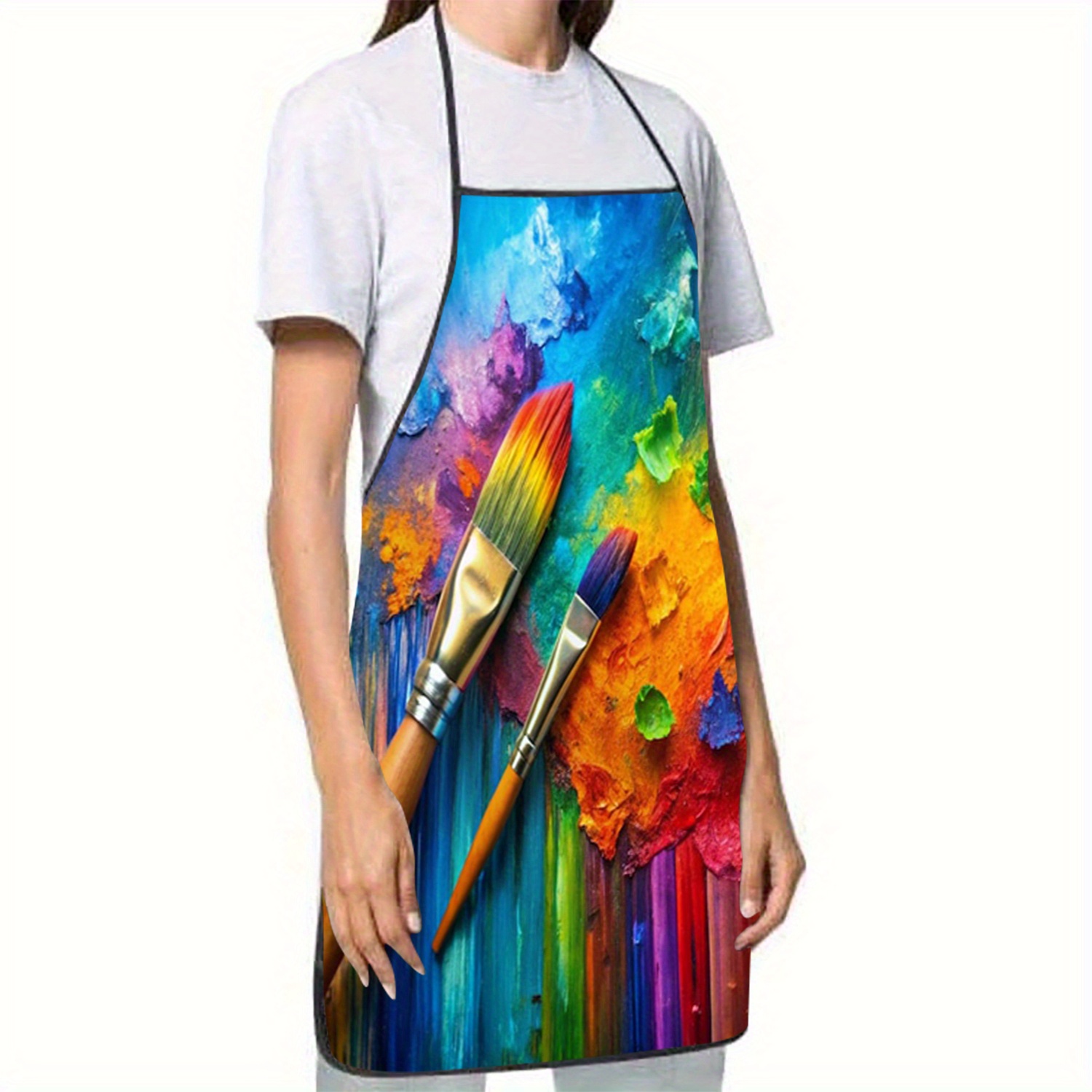 Vibrant Abstract Paint Brush P - огляд і ціна Kitchen Baking Cloth