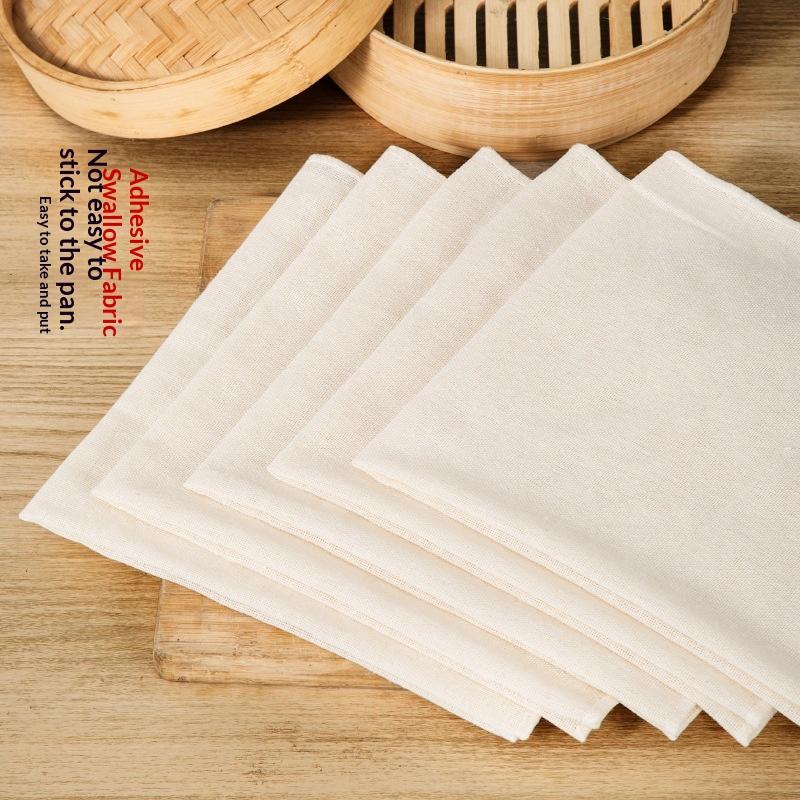 3Pcs Pure Round Cotton Steamer - огляд і ціна Kitchen Baking Cloth
