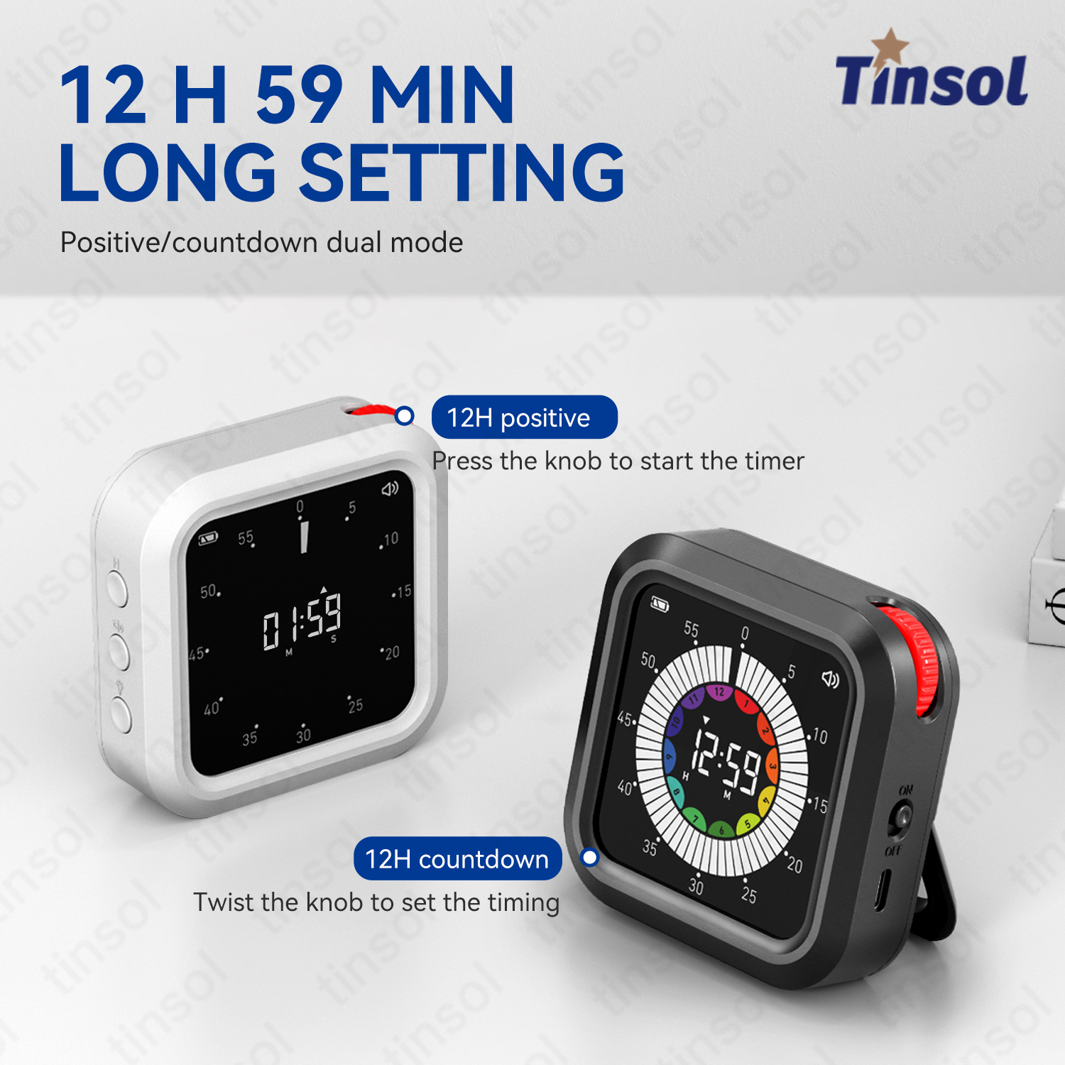 TINSOL Visual timer for studen - огляд і ціна Baking Kitchen Hourly