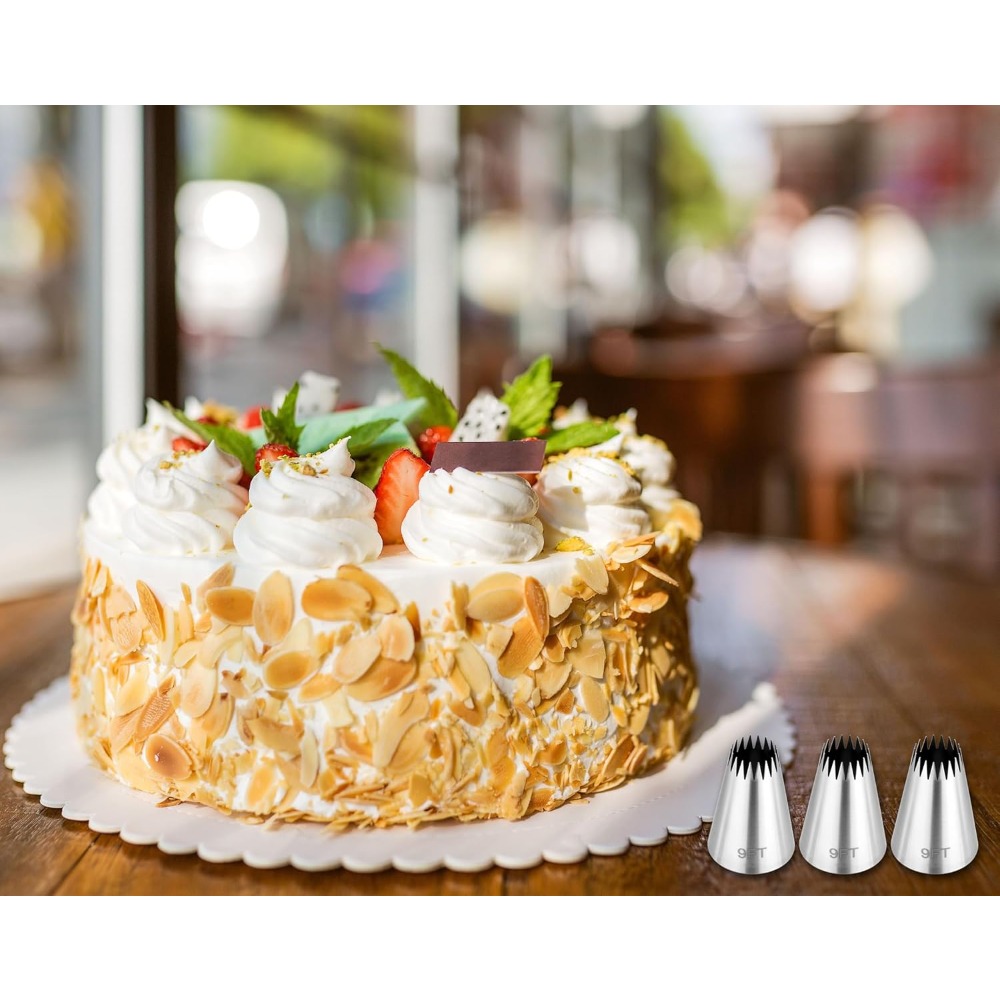 3Pcs Piping Bags and Tips Set, - огляд і ціна Kitchen And Baking Equipment