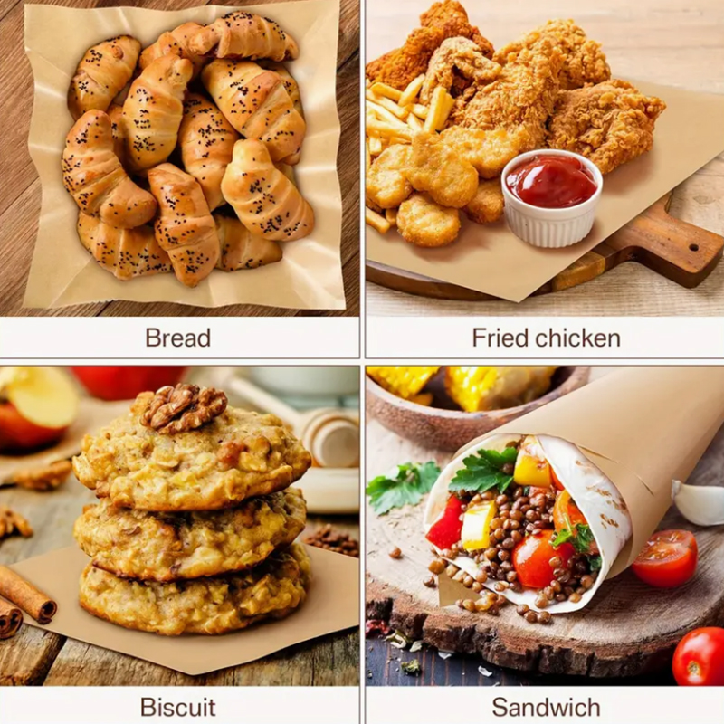 50 sheets of food greaseproof  - огляд і ціна Kitchen Baking Sheets
