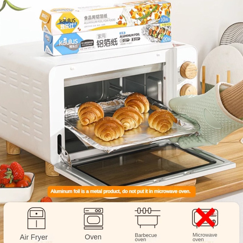 Zackoo 10/20/40M Aluminium Foi - огляд і ціна Kitchen Baking Sheets