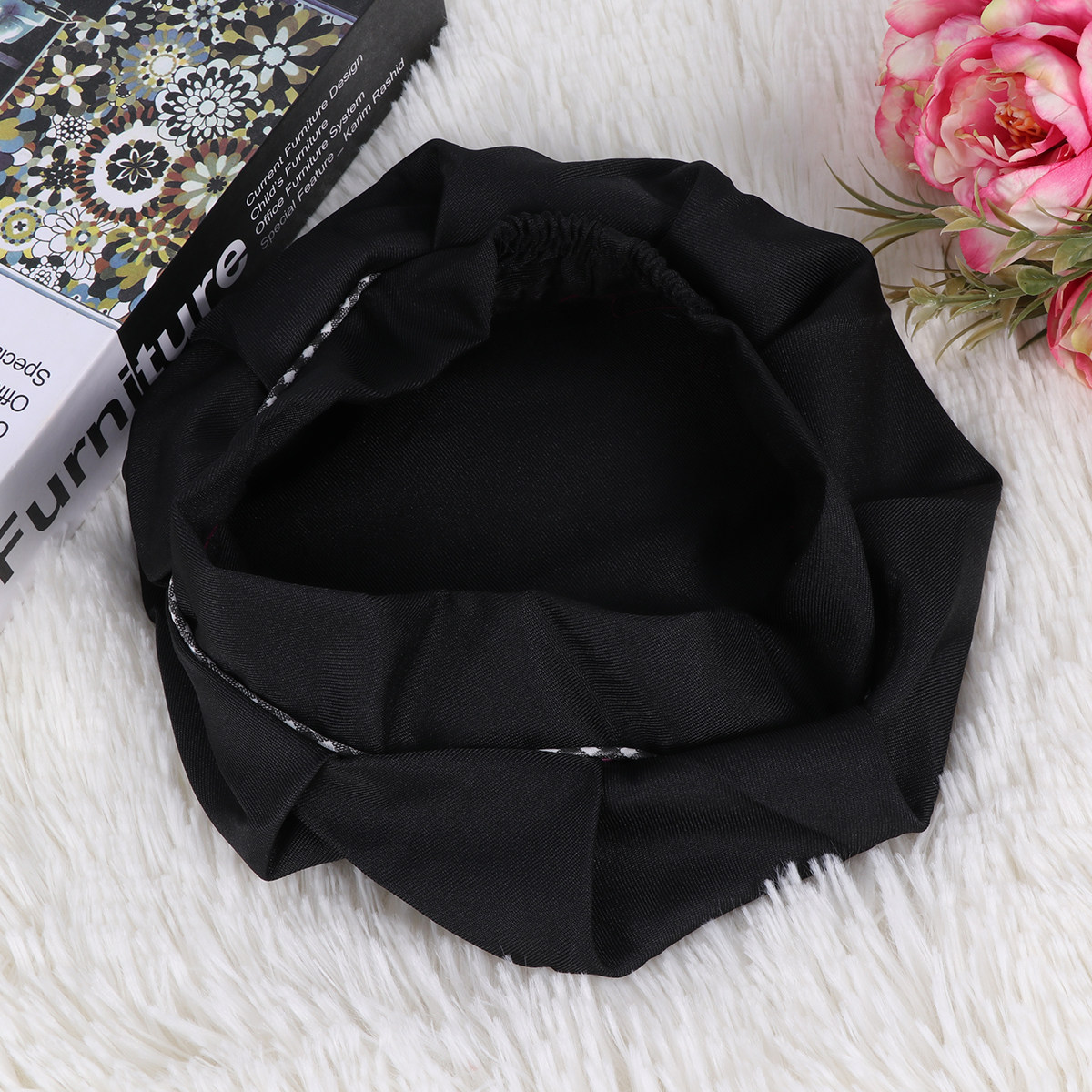 1pc Children Chef Hat Black Ad - огляд і ціна Baking In Kitchen
