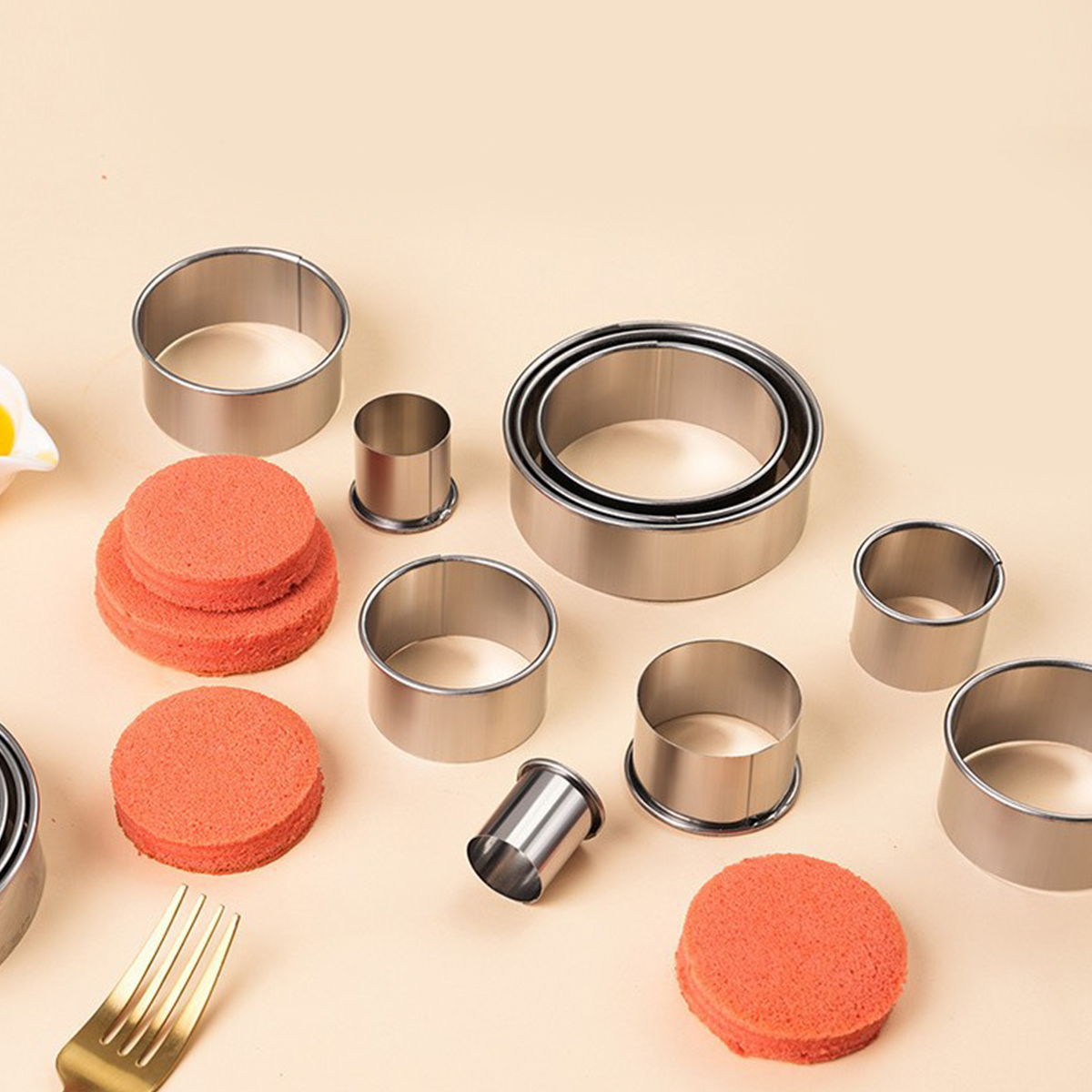 12PCS Stainless steel mousse r - огляд і ціна Kitchen And Baking Equipment