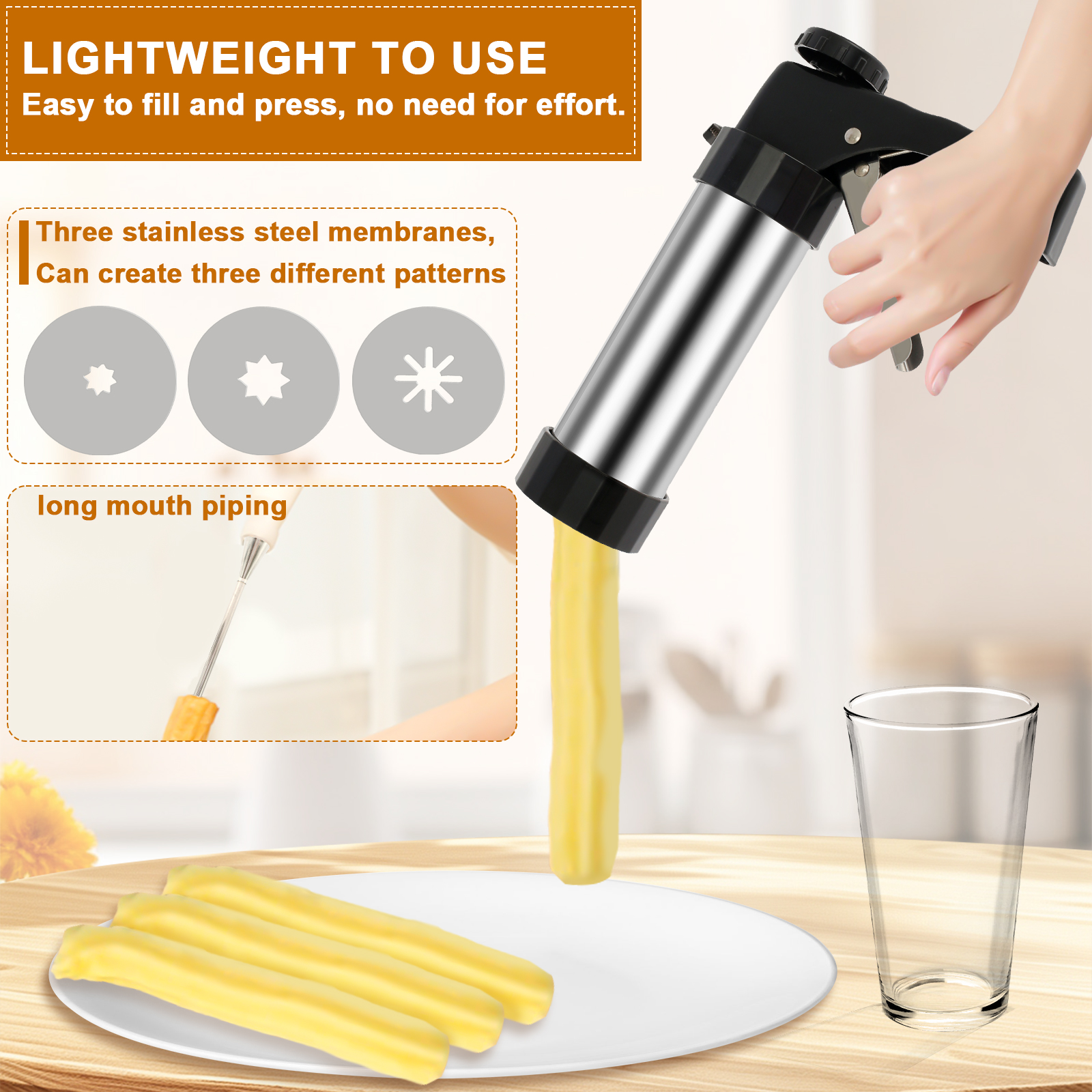 Churrera Churro Maker Machine  - огляд і ціна Kitchen Baking Machine