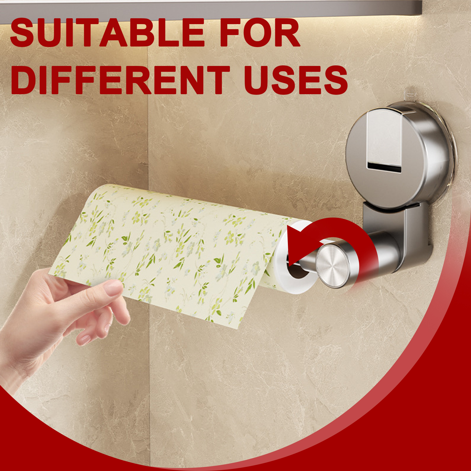 Suction Cup Tissue Hanger Kitc - огляд і ціна Kitchen Baking Paper Holder