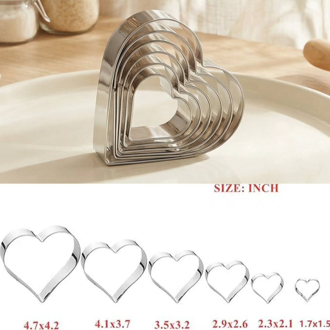 Stainless Steel Heart Cookie C - огляд і ціна Kitchen And Baking Equipment