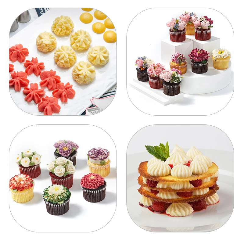 6-24 Pcs Set Pastry Bag and St - огляд і ціна Kitchen Set Bakery