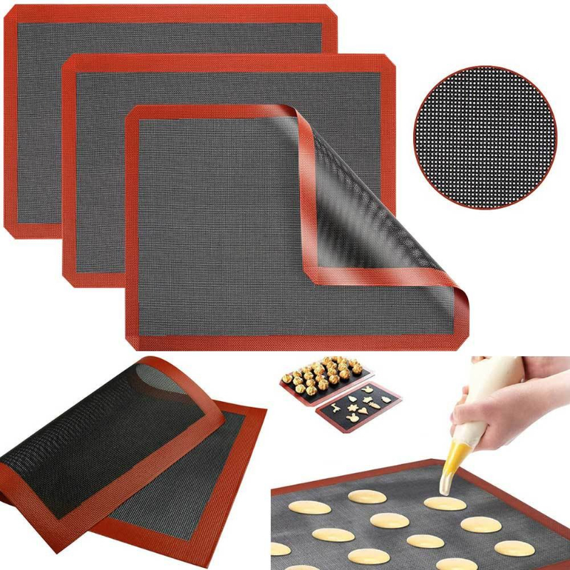 Perforated Silicone Baking Mat - огляд і ціна Kitchen Baking Sheets