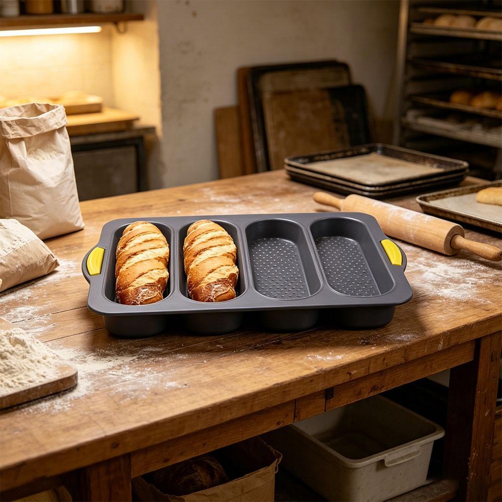 4-cavity Silicone Bread Loaf P - огляд і ціна Kitchen Baking Ware