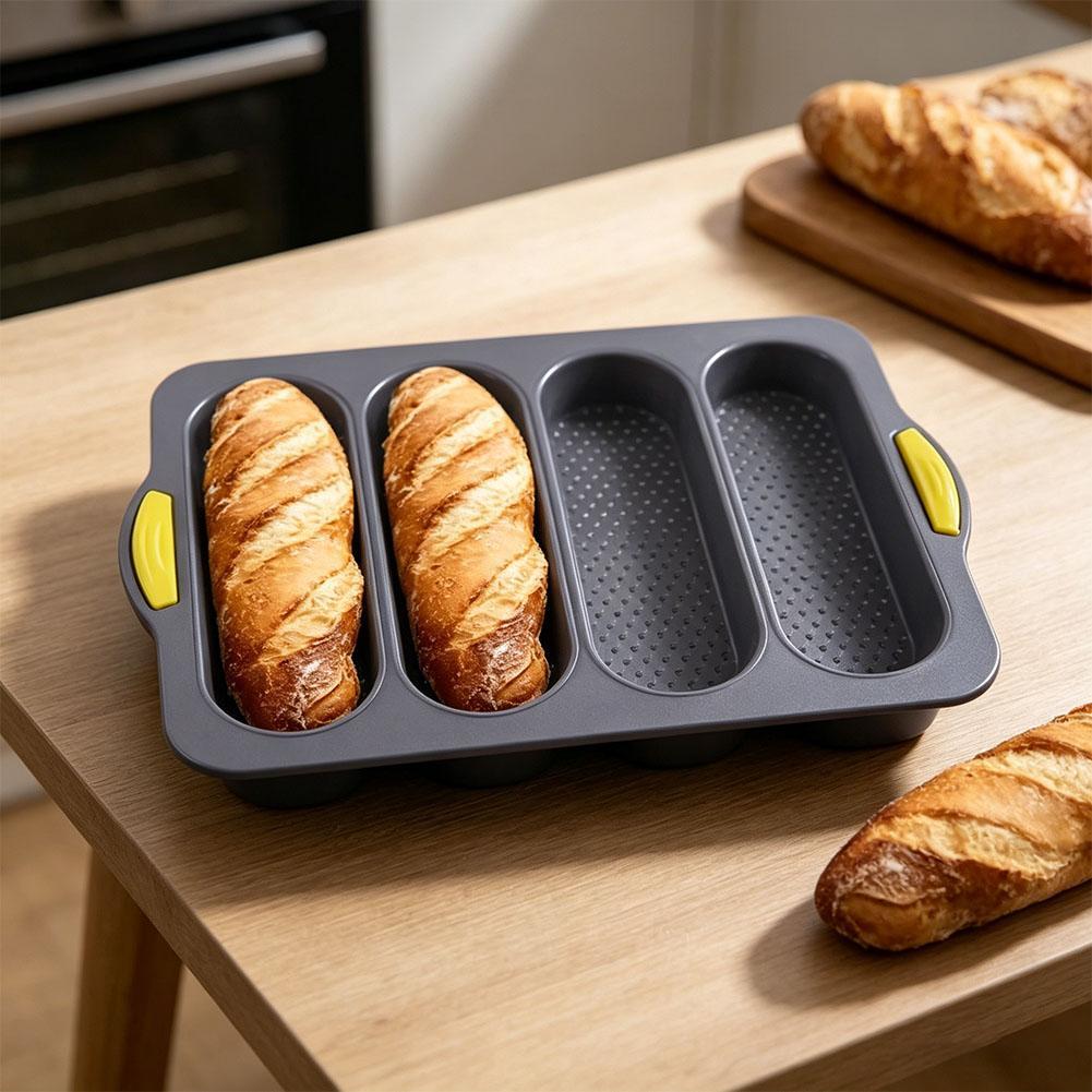 4-cavity Silicone Bread Loaf P - огляд і ціна Kitchen Baking Ware