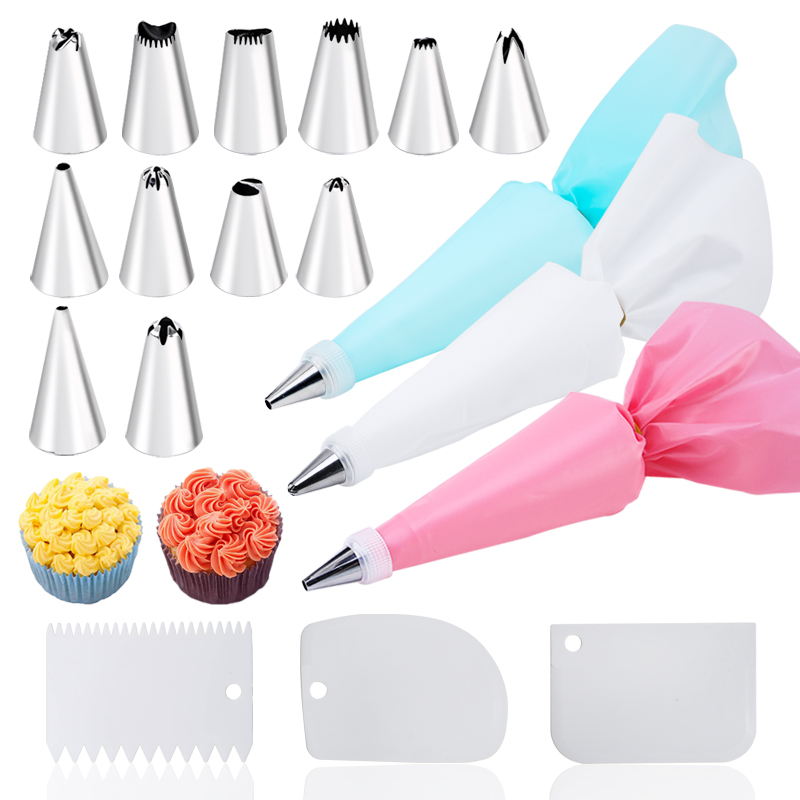 6/14/26/29 pcs set Cream Nozzl - огляд і ціна Kitchen Set Bakery