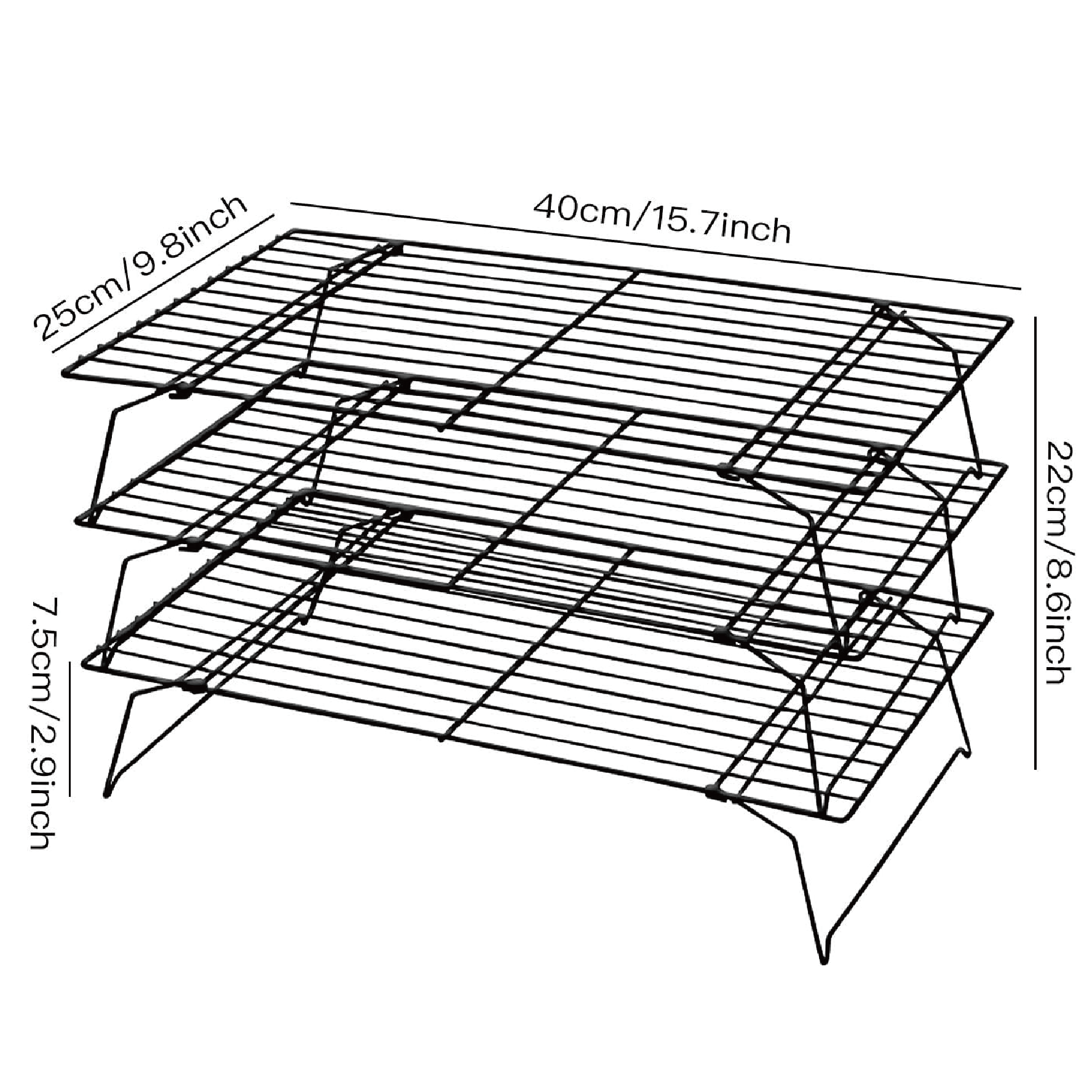 3-Tier Cooling Racks, Stackabl - огляд і ціна Kitchen And Baking Equipment