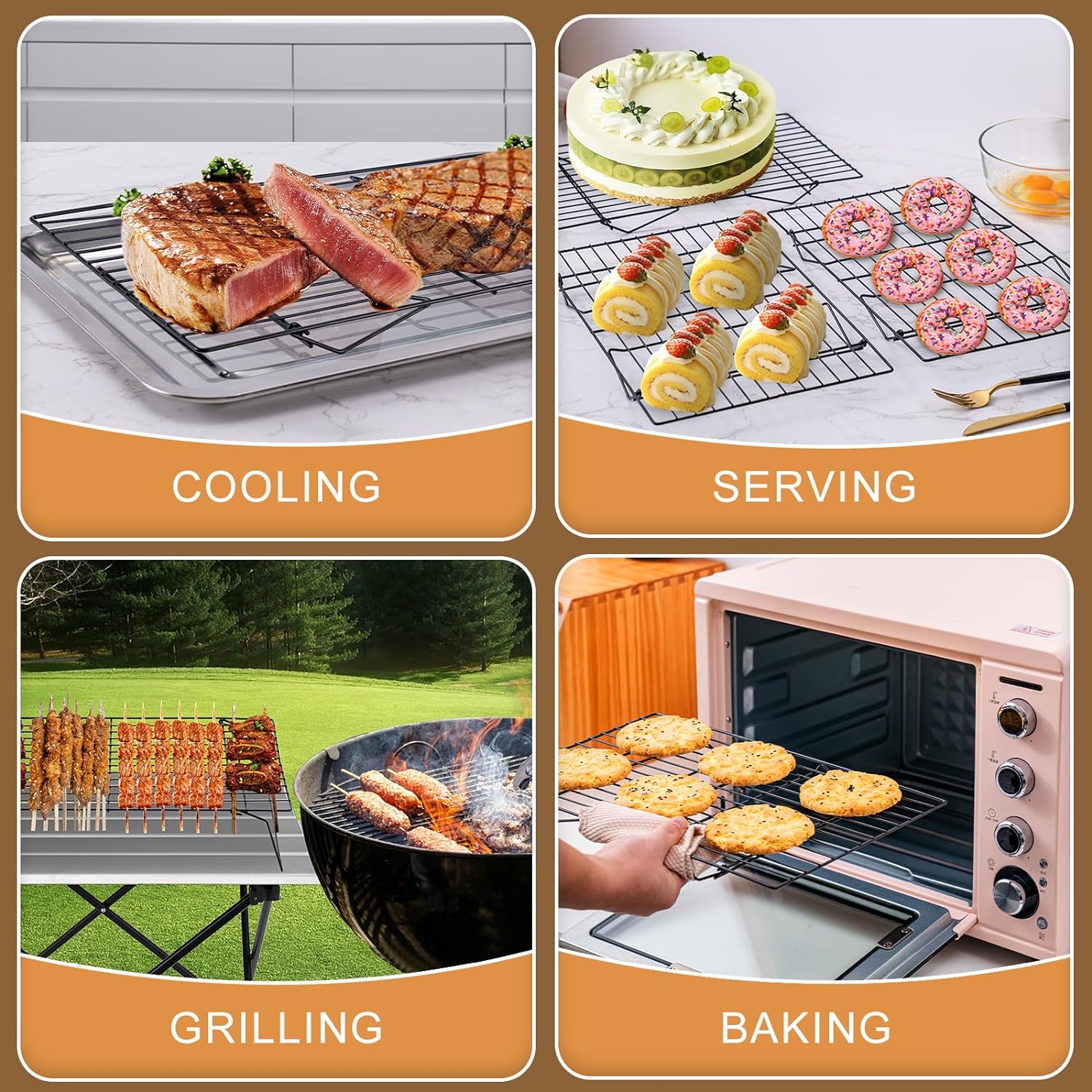 3-Tier Cooling Racks, Stackabl - огляд і ціна Kitchen And Baking Equipment
