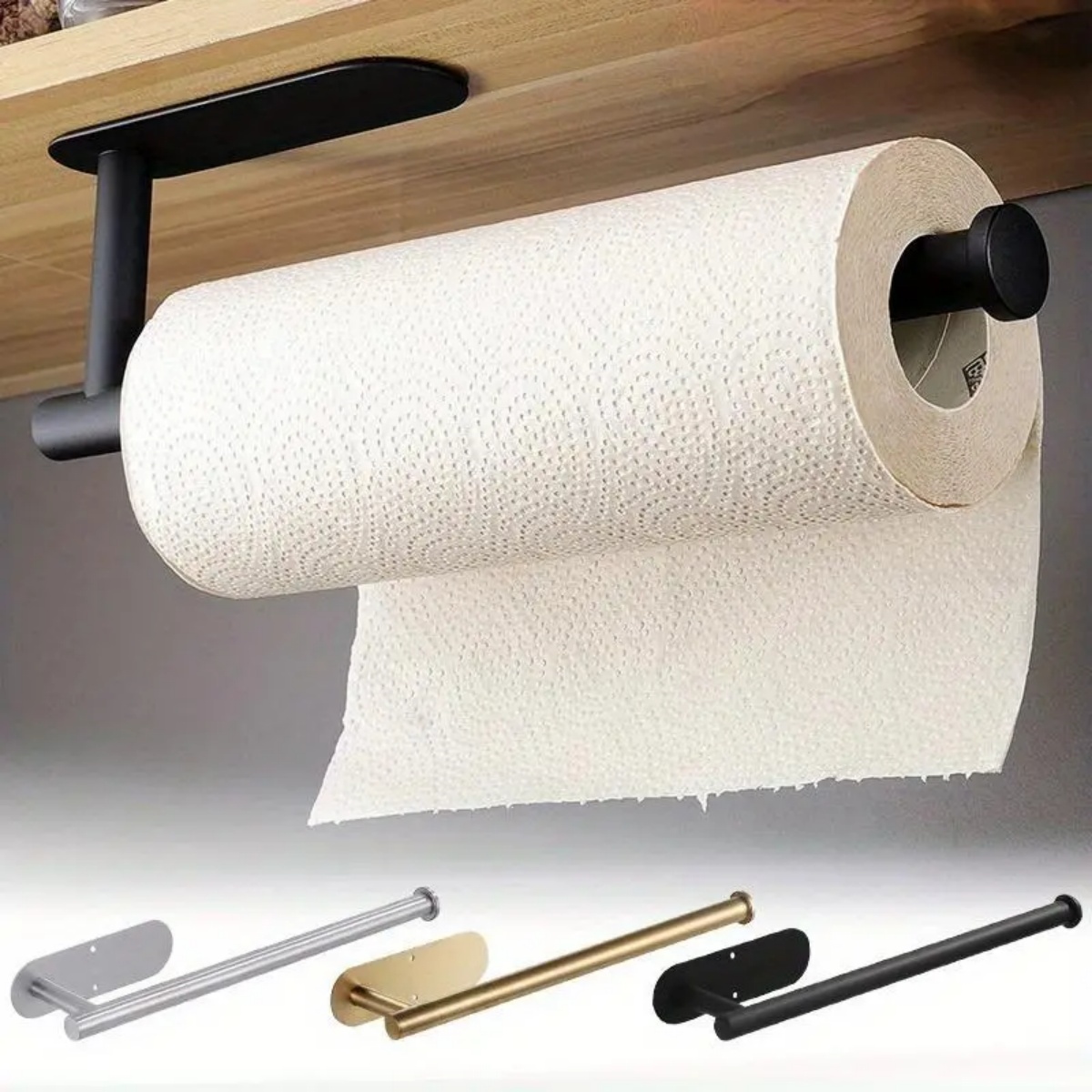 Adhesive Paper Towel Holder, N - огляд і ціна Kitchen Baking Paper Holder