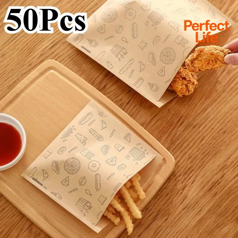 50/100 Pcs Greaseproof PaperDi - огляд і ціна Kitchen Baking Sheets