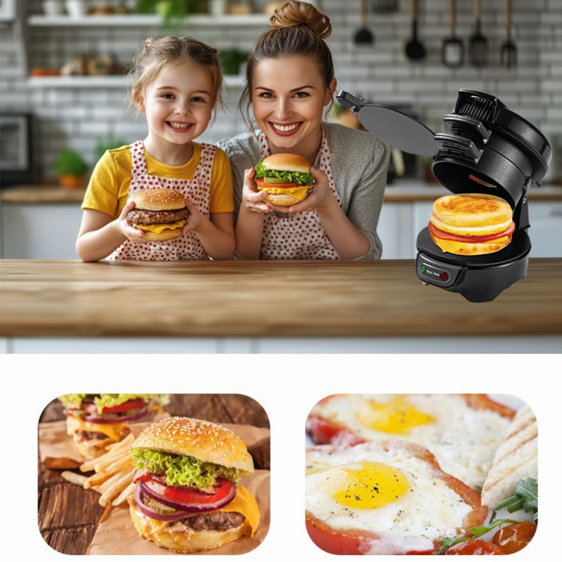 220V 110V Mini Electric Burger - огляд і ціна Kitchen Baking Machine
