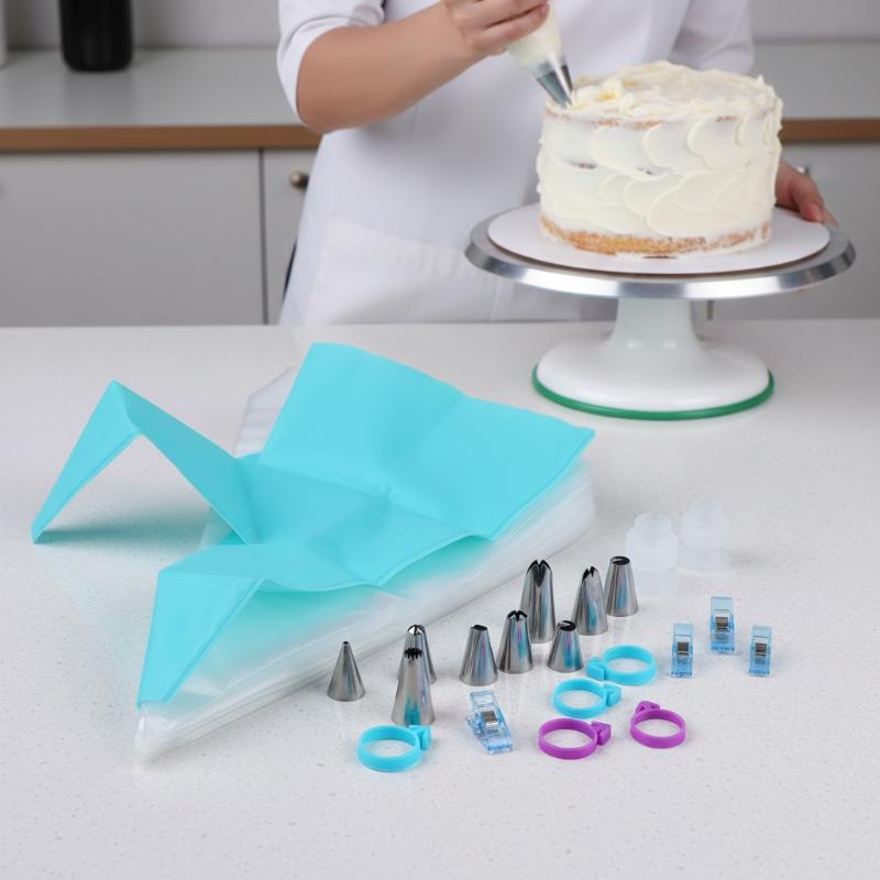 Piping Pastry Bag With Nozzles - огляд і ціна Kitchen Set Bakery