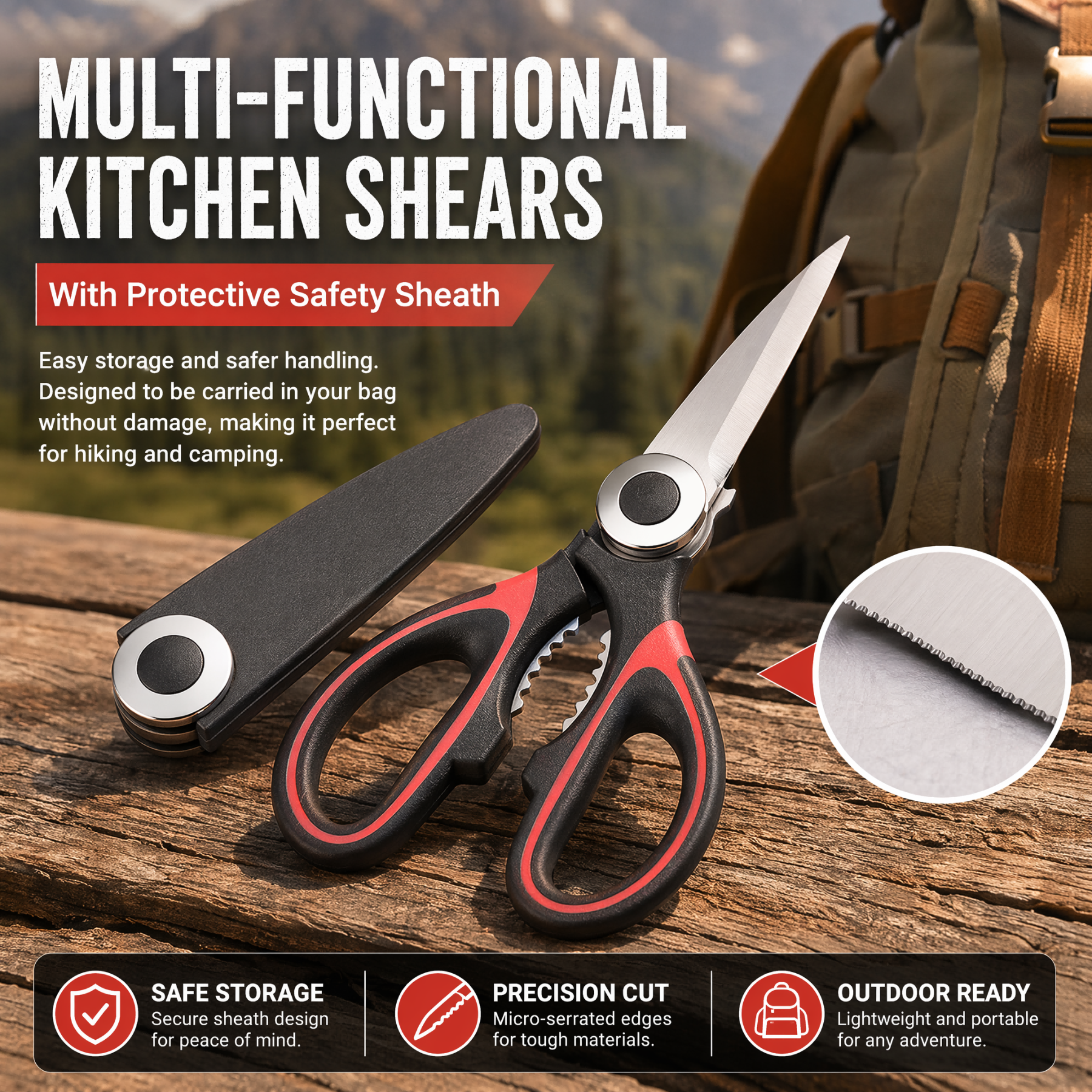 Multifunctional Stainless Stee - огляд і ціна Kitchen Shears In Baking