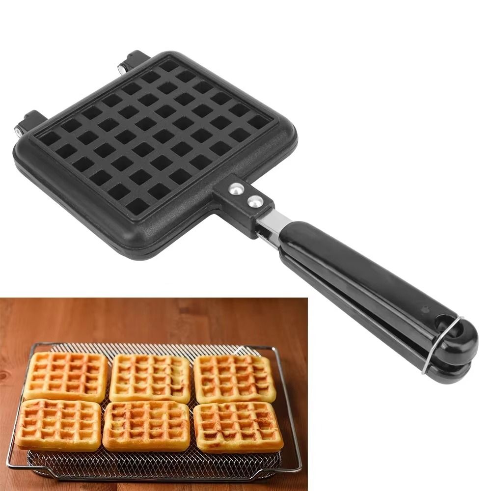 Long Handle Waffle Baking Mold - огляд і ціна Kitchen Baking Machine