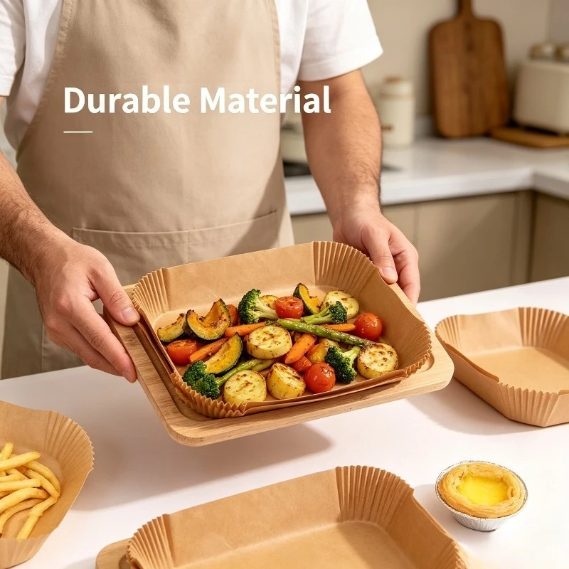 Rectangle Air Fryer Liners - F - огляд і ціна Kitchen Baking Sheets
