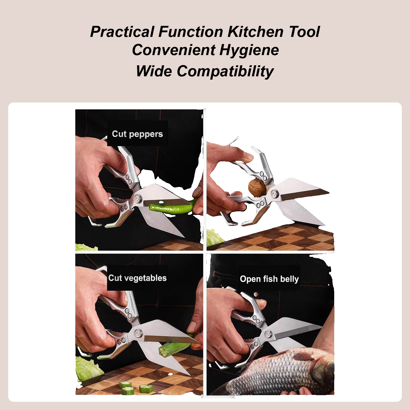 2-in-1 Kitchen Shears Food Pou - огляд і ціна Kitchen Shears In Baking