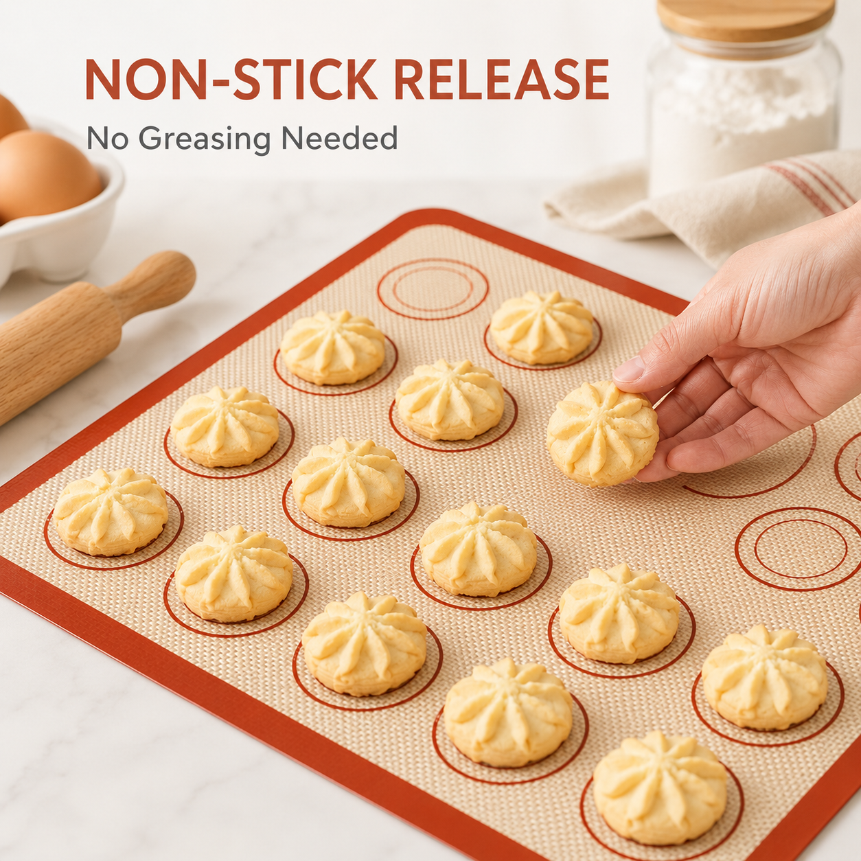 42x30cm Silicone Baking Mat No - огляд і ціна Kitchen Baking Sheets