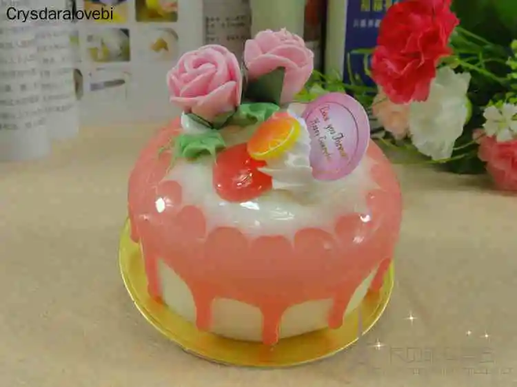 6pcs/set Simulation Rose Cake  - огляд і ціна Kitchen Set Bakery