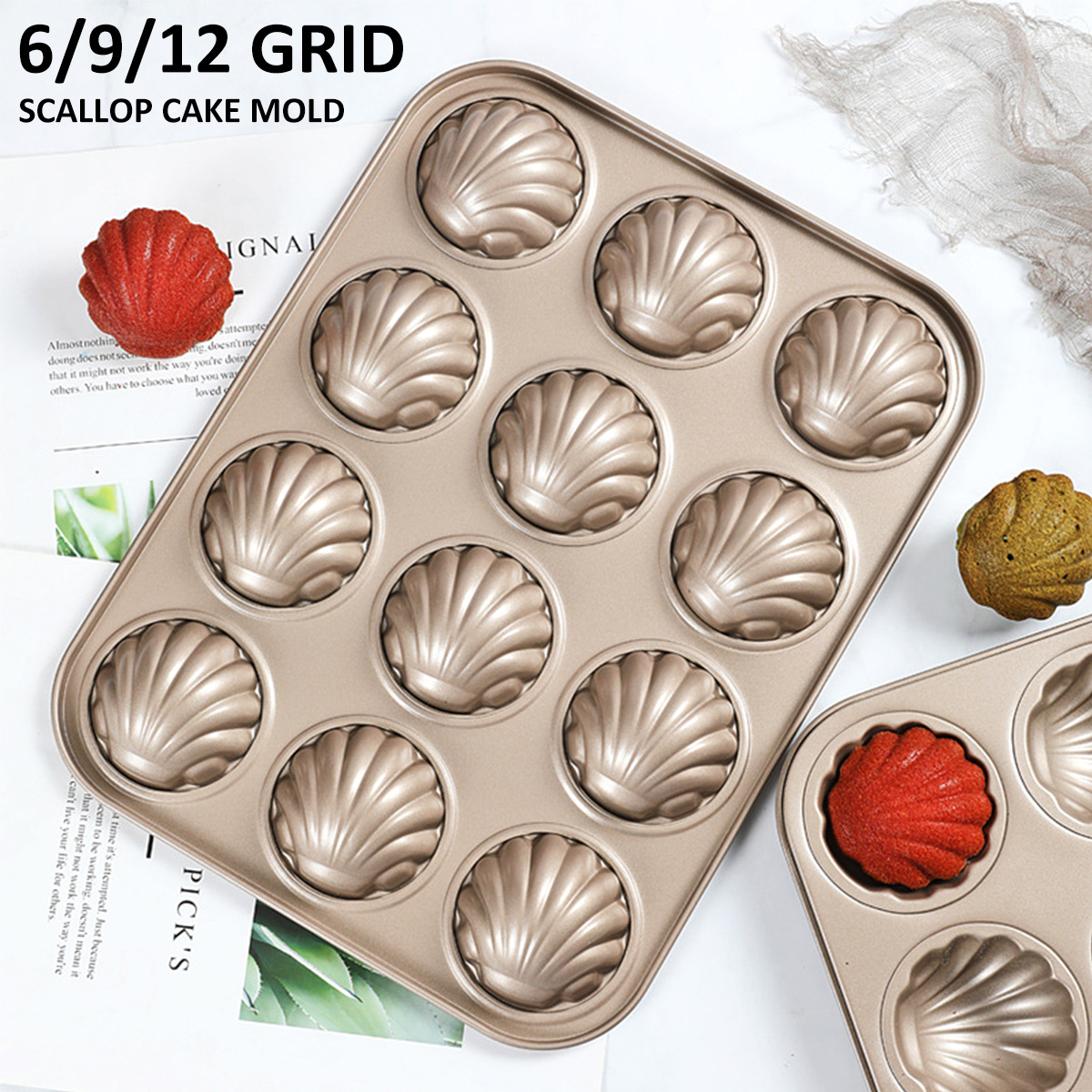 Madeleine Mold Shell Shape Bak - огляд і ціна Kitchen Baking Ware