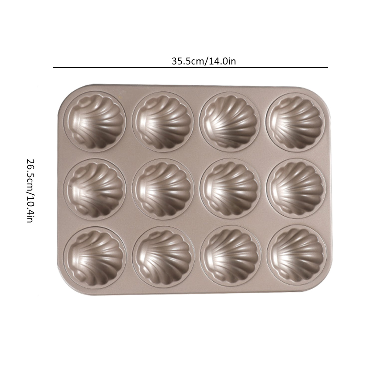 Madeleine Mold Shell Shape Bak - огляд і ціна Kitchen Baking Ware