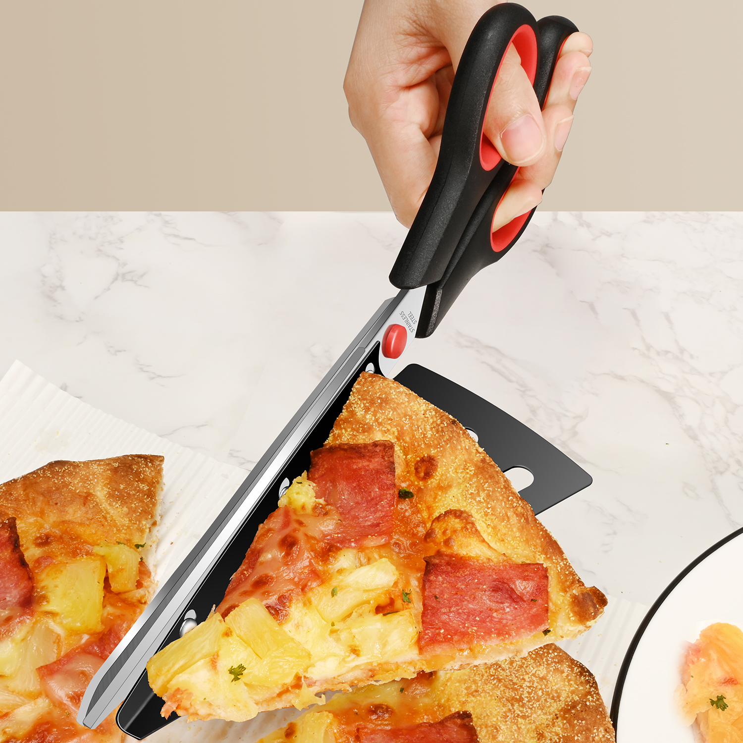 Stainless steel detachable piz - огляд і ціна Kitchen Shears In Baking