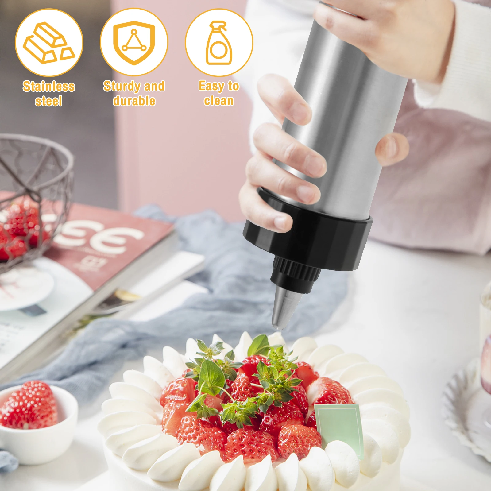 Churro Maker Machine Stainless - огляд і ціна Kitchen Baking Equipment